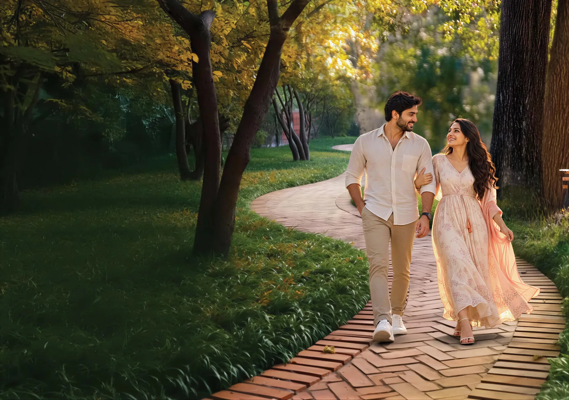 Pinakini Lifespaces Walking Paths — Representational Image